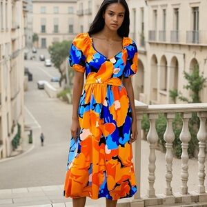 Tabitha Brown open back floral dress 8